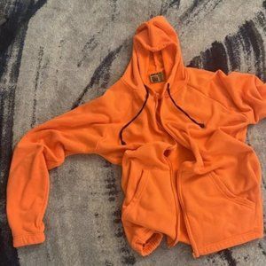 Brand New with Tags Bear River Orange Hoodie Mens XL
